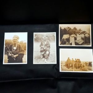 Original (circa 1920's) "Jim Crow" Photos by Harmon Percy Marble - 4 Photo Lot